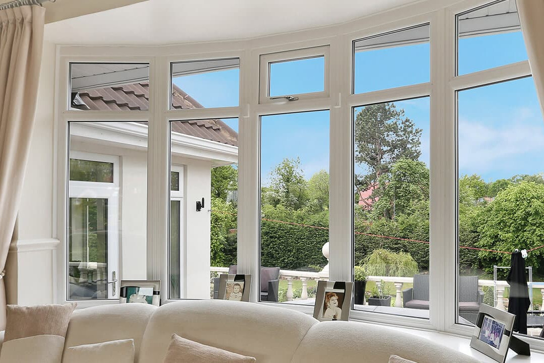 triple glazed bow window
