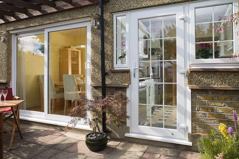 uPVC Back Doors with Glass